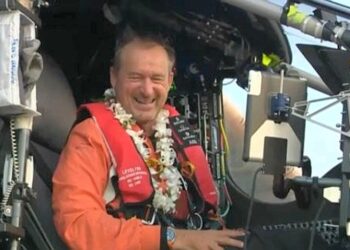 A Hawaii, le Solar Impulse 2 et André Borschberg entrent dans l’histoire de l’aviation