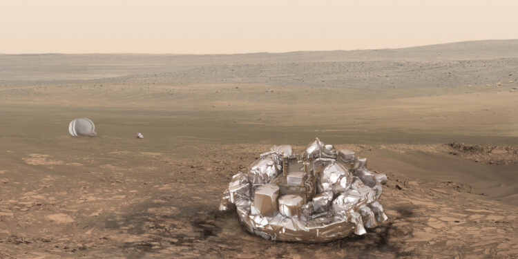 Regards croisés entre robots sur Mars