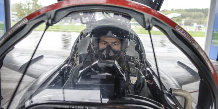 En vol avec la Patrouille Suisse