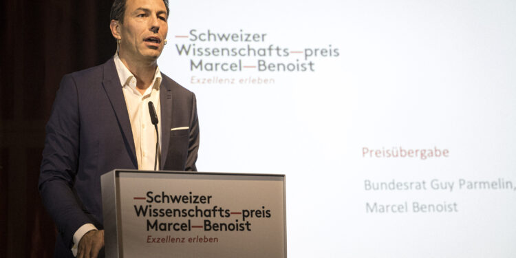Swiss Science Prize Marcel Benoist 2019 ceremony