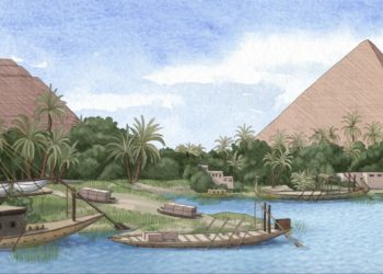Un bras asséché du Nil permet d’expliquer la construction des pyramides
